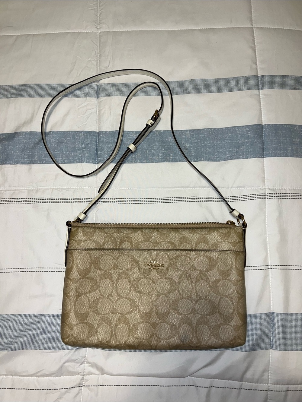 Coach Signature East/West Crossbody Bag